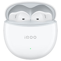 iQOO TWS Air2 半入耳式真无线降噪蓝牙耳机 奔霆白