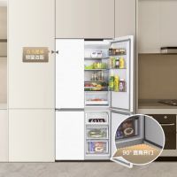 Midea 美的 MR-567WUSPZE 风冷十字对开门冰箱 540L 锦缎白