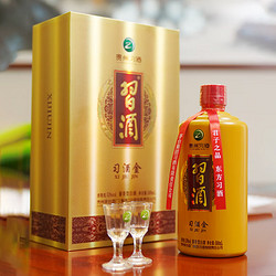 XIJIU 习酒 金 53度 酱香型白酒 500ml 单瓶装