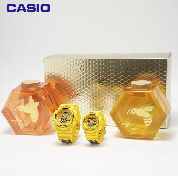 CASIO 卡西欧 G-SHOCK+BABY-G Honey系列 情侣对表 SLV-22A-9APFH