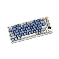 ROYAL KLUDGE RK S75 81键 2.4G蓝牙 多模无线机械键盘 鸢尾 碧螺轴 RGB