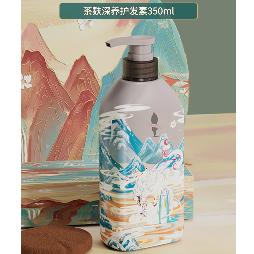 ADOLPH 阿道夫 神兽山海经茶麸护发素350ml