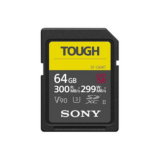 SONY 索尼 SF-G系列  SF-G64T/T1 SD存储卡 64GB（UHS-II、V90、U3）