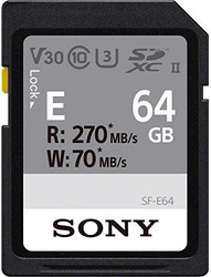 SanDisk 闪迪 Sony 索尼 SF-E系列UHS-II U3V30 64GB SDHC存储卡