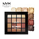  NYX 16色眼影盘 #03WARM NEUTRALS 13.28g　