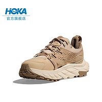 HOKA ONE ONE 男女鞋Anacapa Low GTX低帮户外徒步鞋新款耐磨减震支撑 流沙色/蛋酒色-男女款 40.5/255mm