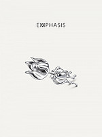 EMPHASIS 艾斐诗「越」系列925银未来之花耳钉单只93050E