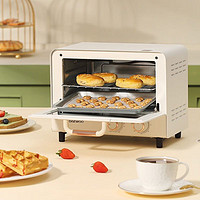 DAEWOO 大宇 家用多功能台式电烤箱蛋糕面包烘焙迷你10L电烤箱