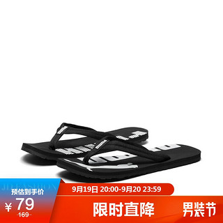 PUMA 彪马 男女同款 基础系列 Epic Flip v2 拖凉鞋 360248 03黑色-白色 35.5 UK3