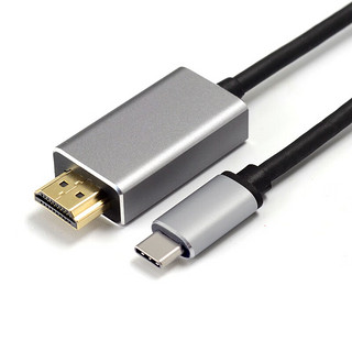 Thunderbolt 3雷电3 Type-C转HDMI2.0转换器线 4K/60hz  USB-C 合金款 4K/60HZ  1.8米