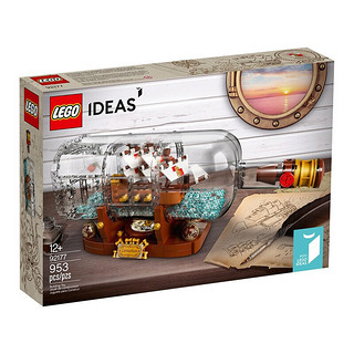 LEGO 乐高 Ideas系列 92177 典藏瓶中船