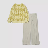 优衣库 女装 摇粒绒套装(长袖 睡衣 家居服 秋冬) 453034 UNIQLO