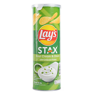 Lay's 乐事 薯片休闲零食无限酸奶油洋葱味桶装薯片100g膨化食品