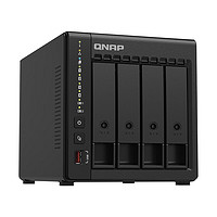 PLUS会员：QNAP 威联通 TS-466C 四盘位NAS（奔腾N6005、8GB）