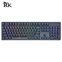 ROYAL KLUDGE RK104有线机械键盘全键无冲热插拔轴104键可拆卸上盖全尺寸电脑游戏笔记本办公键盘RGB灯光黑色青瓷轴