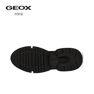 GEOX杰欧适女鞋潮流舒适百搭简约时尚休闲鞋D35PQA 黑色C9999 38