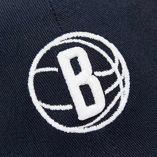 杰克·琼斯（JACK&JONES）夏季男士NBA联名篮网队时尚潮流舒适休闲棒球帽 深海蓝 均码