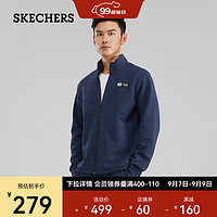 斯凯奇（Skechers）针织外套P423M097 海军学院蓝/02MZ M