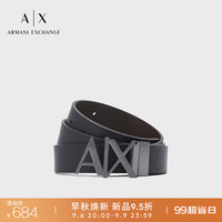 阿玛尼 EMPORIO ARMANIARMANI EXCHANGE皮带AX男士徽标带头礼盒装腰带