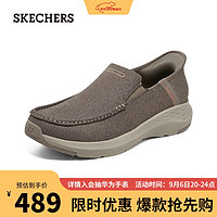 斯凯奇（SKECHERS）Slip ins闪穿夏网面健步男鞋一脚蹬204804 灰褐色716 41.00 