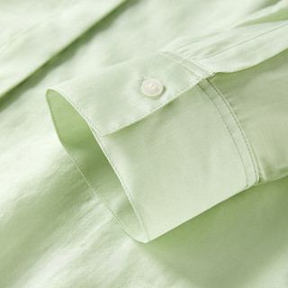 太平鸟女装 太平鸟太平鸟女装夏季品质绣花衬衫A1CAD2E02 绿色 S
