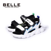 BeLLE 百丽 男童凉鞋中大童软底防滑轻便时尚帅气百搭沙滩鞋