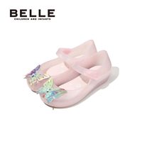 BeLLE 百丽 女童皮鞋软底可爱洋气百搭时尚公主鞋单鞋
