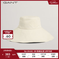 GANT甘特夏女士时尚透气舒适渔夫帽|4900063 130奶白色 L-XL