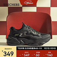 斯凯奇（Skechers）D'LITES系列时尚绑带运动鞋118323 全黑色/BBK 39