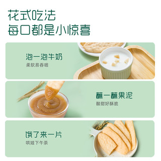 Enoulite 英氏 婴幼儿茉莉香米米饼原味蔬菜味儿童零食磨牙饼干48g*2盒