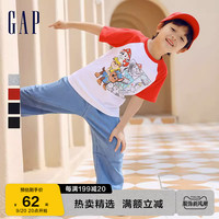 Gap 盖璞 男幼童大童短袖儿童装运动洋气T恤