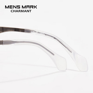 夏蒙（Charmant）眼镜架迈克系列日本商务方框钛合金镜框XM1197 GR