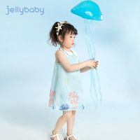 杰里贝比儿童连衣裙宝宝裙子夏婴儿夏装小女孩女童夏天公主裙洋气