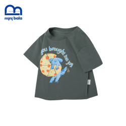 88vipminibalabala迷你巴拉巴拉2022夏mini伙伴t恤亲子男女童宝宝宽松