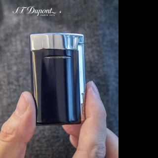 S.T.Dupont法国都彭Minijet迷你打火机防风都澎 黑银010805