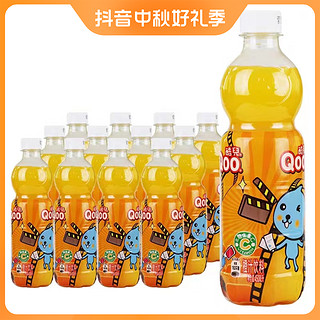 抖音超值购：可口可乐美汁源酷儿  橙汁果汁饮料 450ML×12瓶/全塑包瓶装即饮