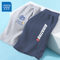 JEANSWEST 真维斯 儿童纯棉宽松运动短裤