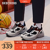 斯凯奇（Skechers）D'LITES系列时尚绑带运动鞋118322 黑色/多彩色/BKMT 39