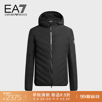 阿玛尼EMPORIO ARMANI男装EA7男士运动休闲连帽轻薄羽绒服