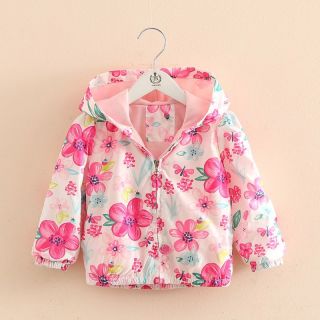 贝壳家族 贝壳元素宝宝女童时髦外套秋装童装宝宝上衣长袖冲锋衣wt6806