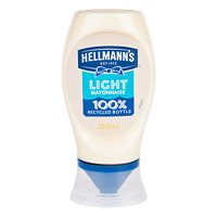 HELLMANN'S 好乐门 Hellmanns 西班牙进口 淡味蛋黄酱 沙拉酱 美乃滋轻食烘培 251g