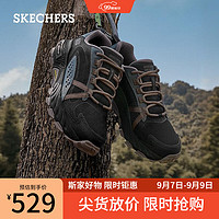 斯凯奇（Skechers）男士绑带城市户外鞋237401C 黑色/多彩色/BKMT 39