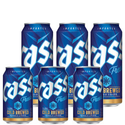 cass 凯狮 韩国cass凯狮啤酒 355ml*2听
