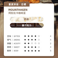 德国Mount Hagen意式浓缩咖啡冲深度烘焙现磨美式拿铁黑咖啡250g