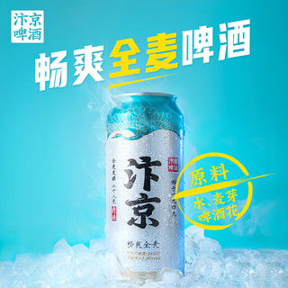 汴京精酿啤酒 500ML*6瓶箱装 河南国产啤酒 畅爽全麦拉格6罐