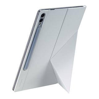三星（SAMSUNG）Galaxy Tab S9+ 可拆卸支架皮套 自动唤醒 睡眠模式 自动吸附 白色