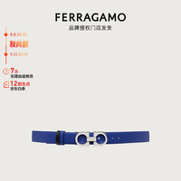 菲拉格慕(Ferragamo)女士浅蓝色双面皮带 0764043_C _ 85