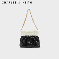 CHARLES & KEITH CHARLES&KEITH链条单肩腋下托特包小号流浪包包女包女士