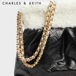 CHARLES & KEITH CHARLES&KEITH链条单肩腋下托特包小号流浪包包女包女士CK2-20671559 Multi综合色 M