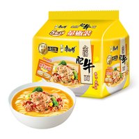 康师傅 方便面食尚精选高汤金汤肥牛面90g*5袋